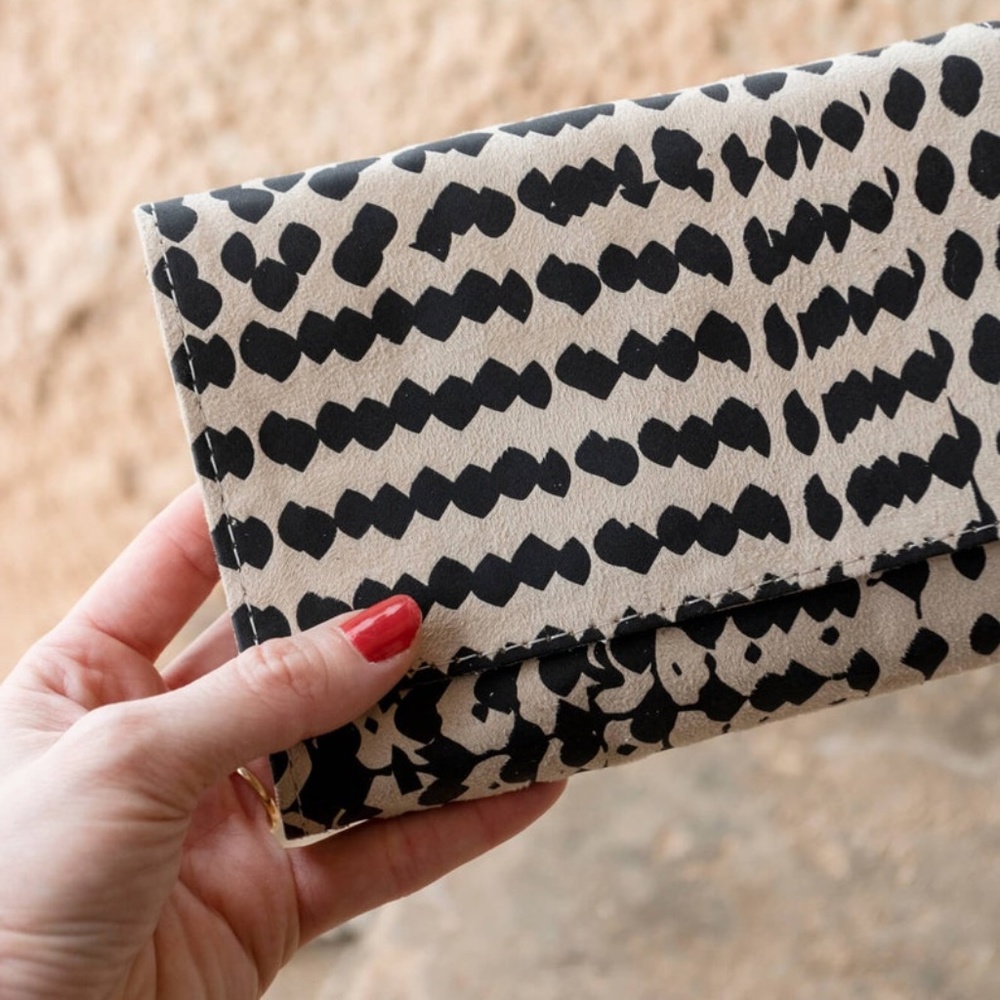 NWOT Lee Coren Minimalist Wallet in Crete - Vegan, Handcrafted in Israel
